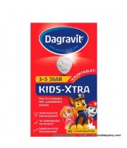 Dagravit Kids-Xtra Raspberry 3-5 Year Chewable 60pcs